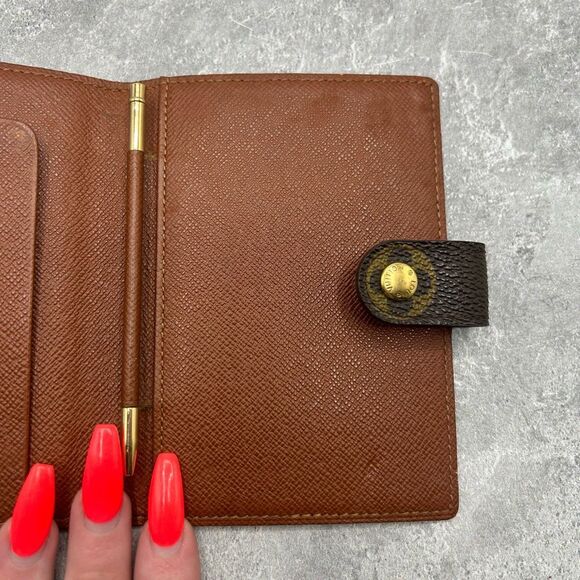 Louis Vuitton Monogram Etui Palm Cover Dark Brown Coated Canvas - Picture 7 of 16